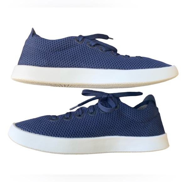 Allbirds Wool Piper Men’s Shoes Dogwood Navy Blue Size 9 GUC - Picture 6 of 11